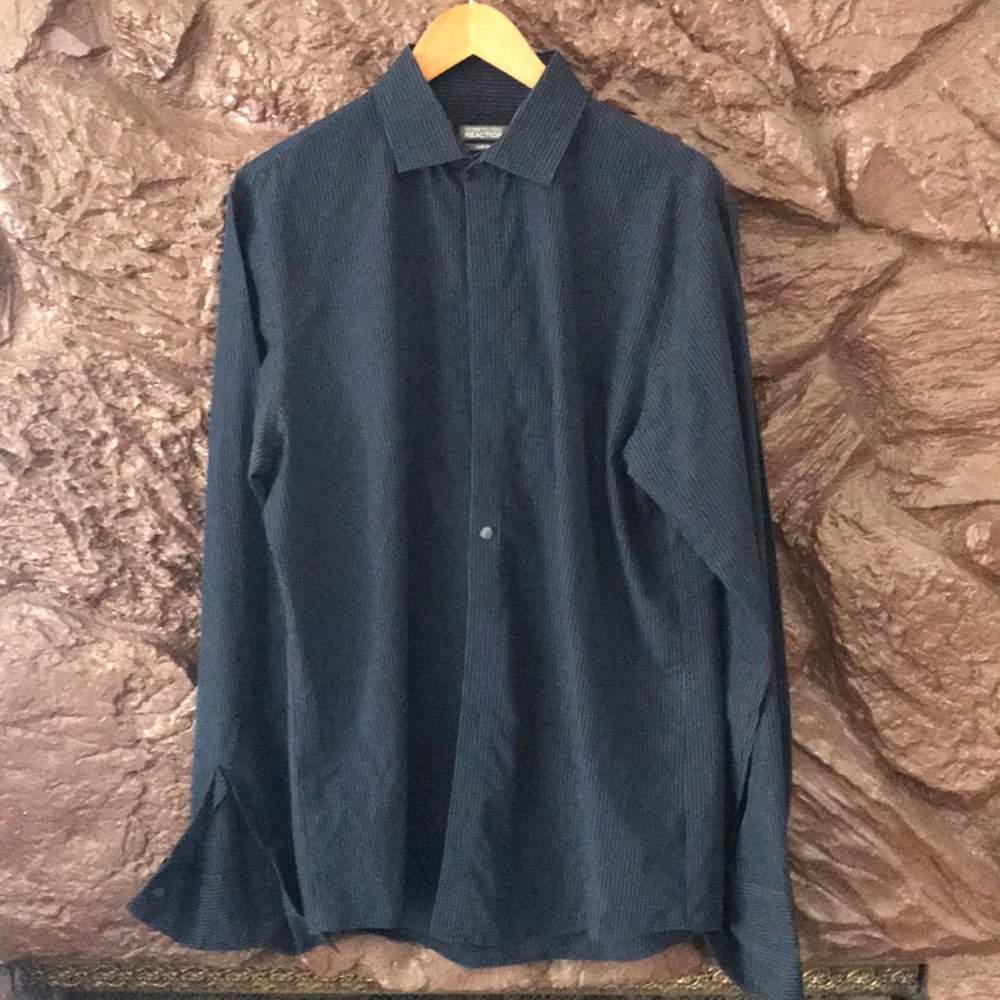 Kenneth Cole Slim Fit 16 34-35 Button Down Shirt